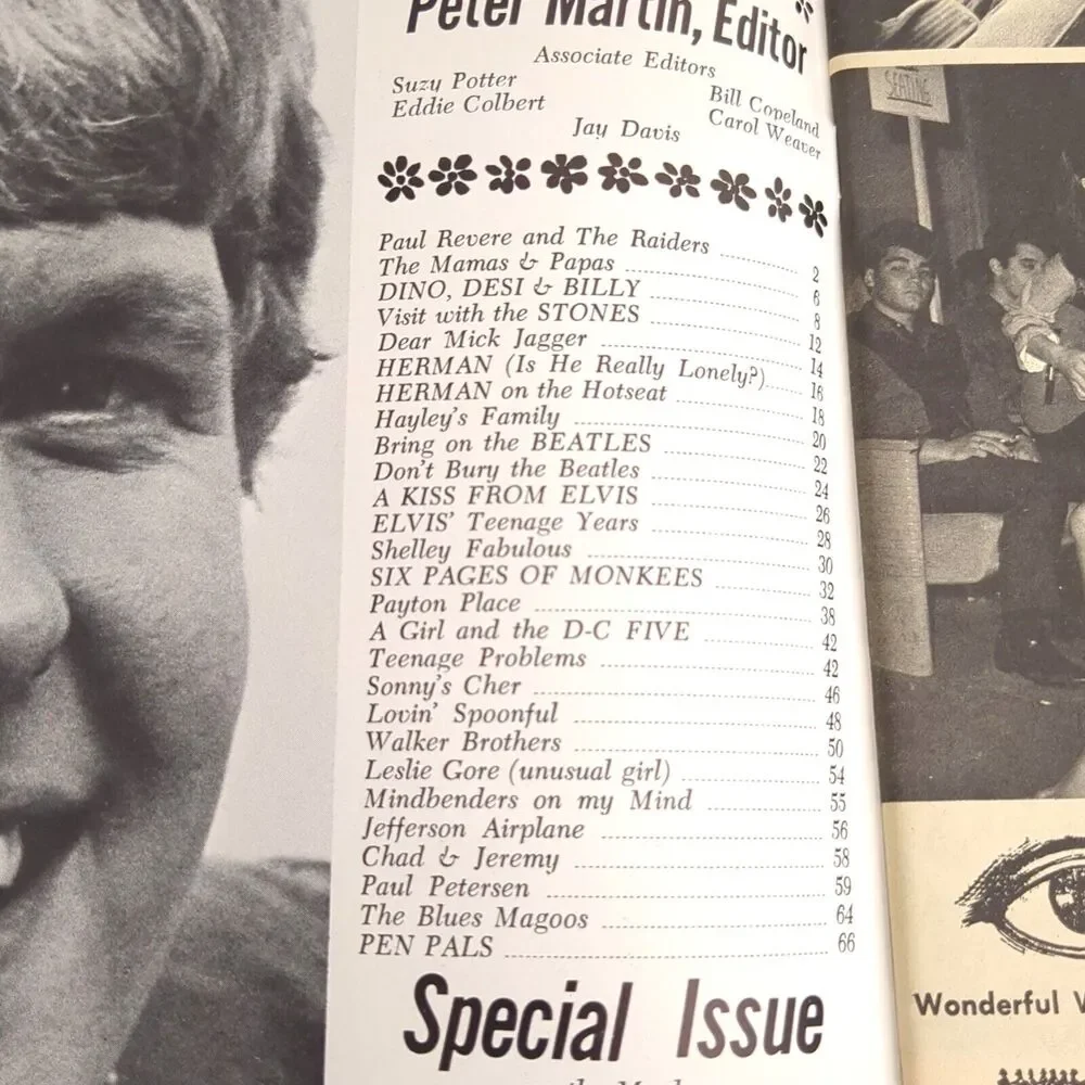 Movie Teen Illustrated July 1967 ROLLING STONES - BLUES MAGOOS - DONOVAN